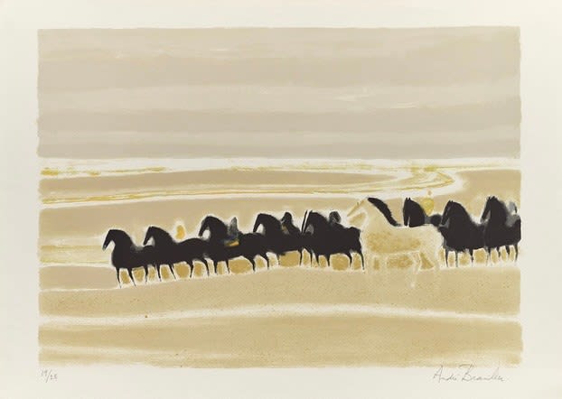 Andre Brasilier、DEUX CHEVAUX、海外版超希少レゾネ Andre Brasilier