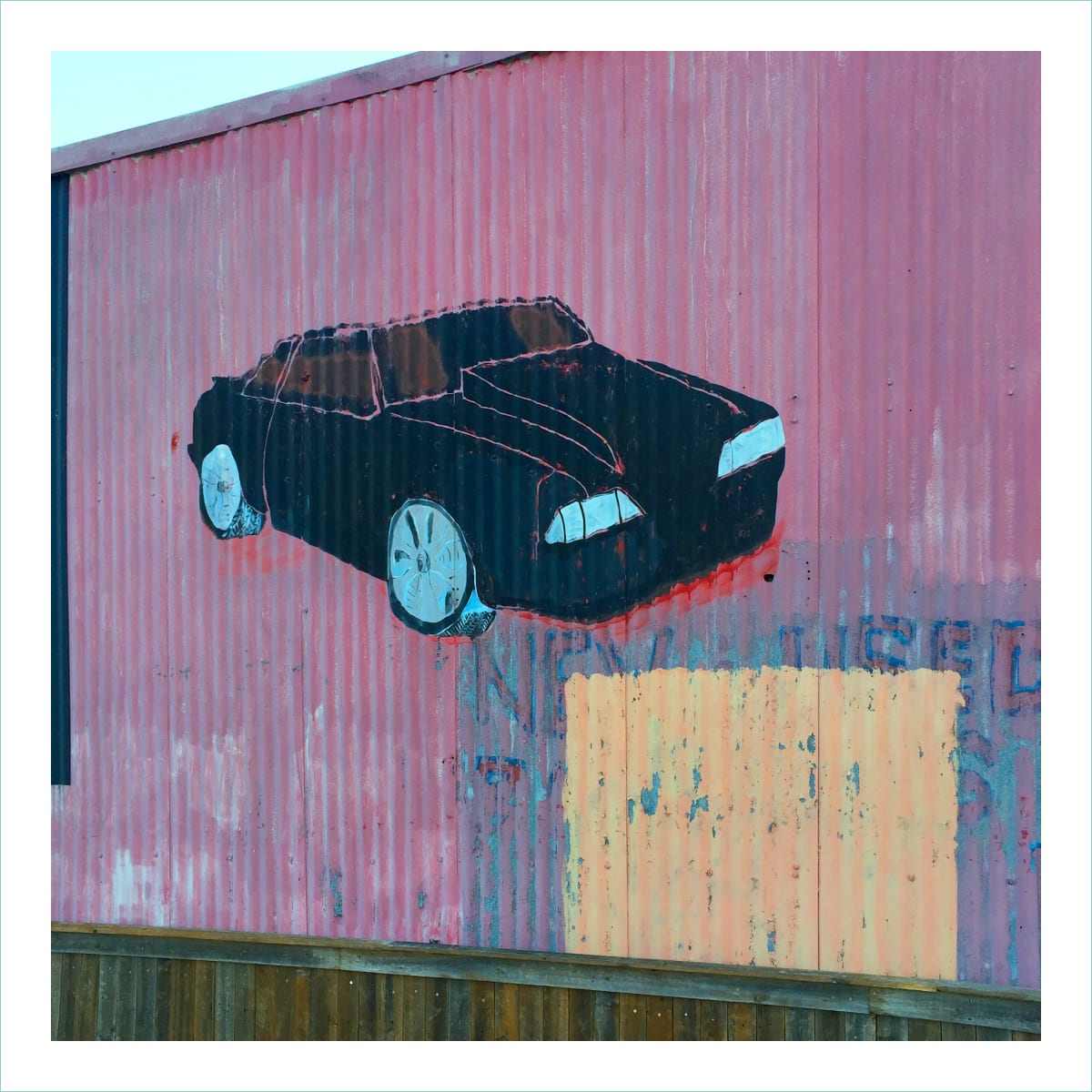 Car Mural Panther Island, Fort Worth TX, 2018