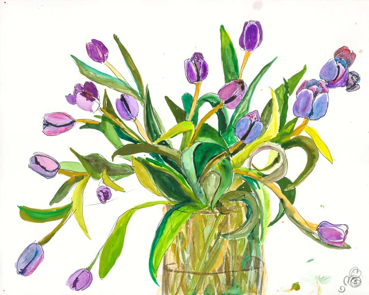 Sketch Book Tulips , 2022