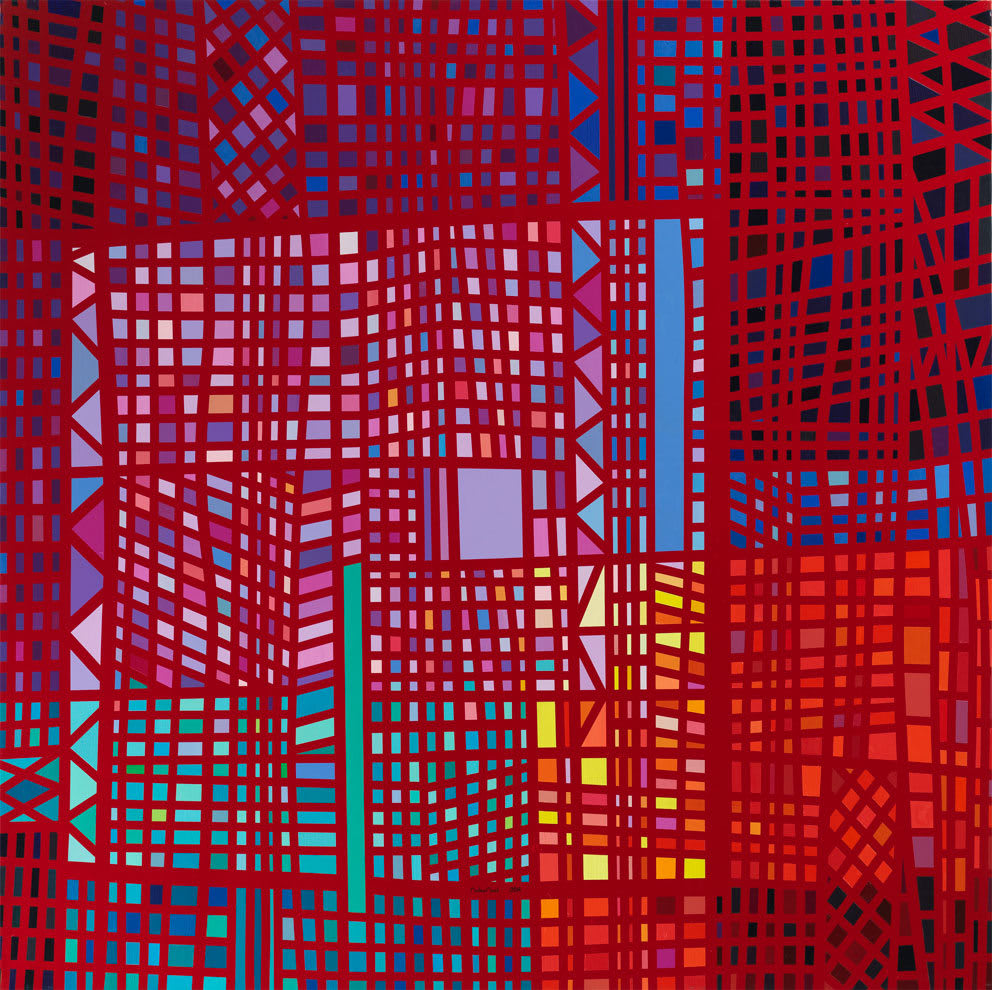 Mouteea Murad, Trial No. 101; Passion and Harmony with Red, 2014 | Ayyam  Gallery