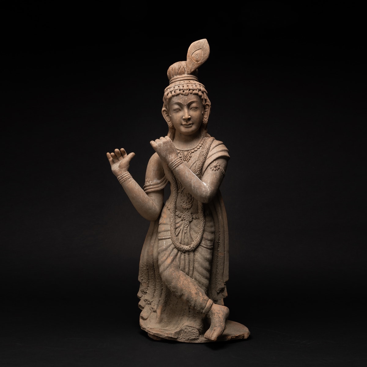 A copper alloy figure of Ganesh India or Tibet, 12th - 13th