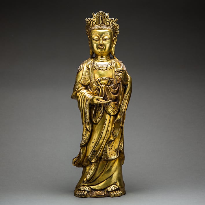 中国美術 時代 鹿角 刻 人物 根付 置物 高8.5cm(K-LC548)