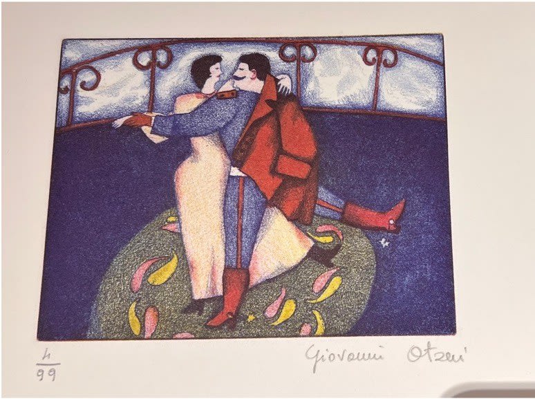 Man and Woman dancing