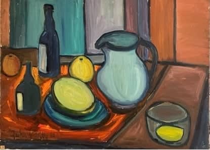 Still life with lemons