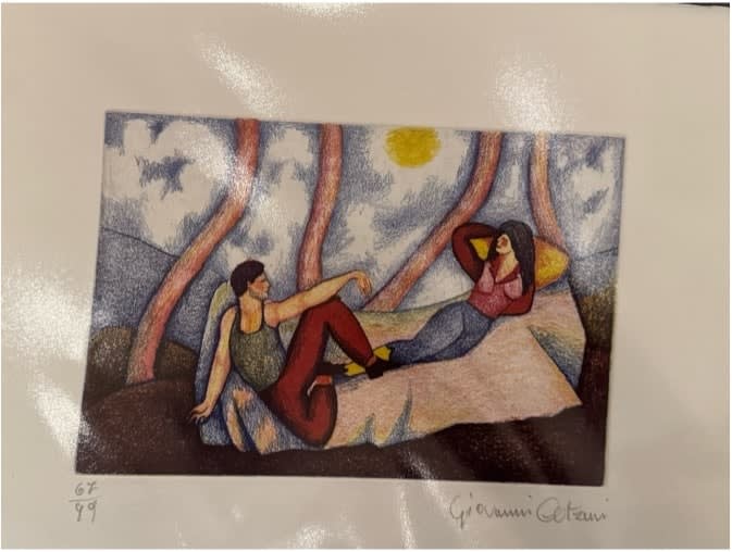 Man and Woman laying
