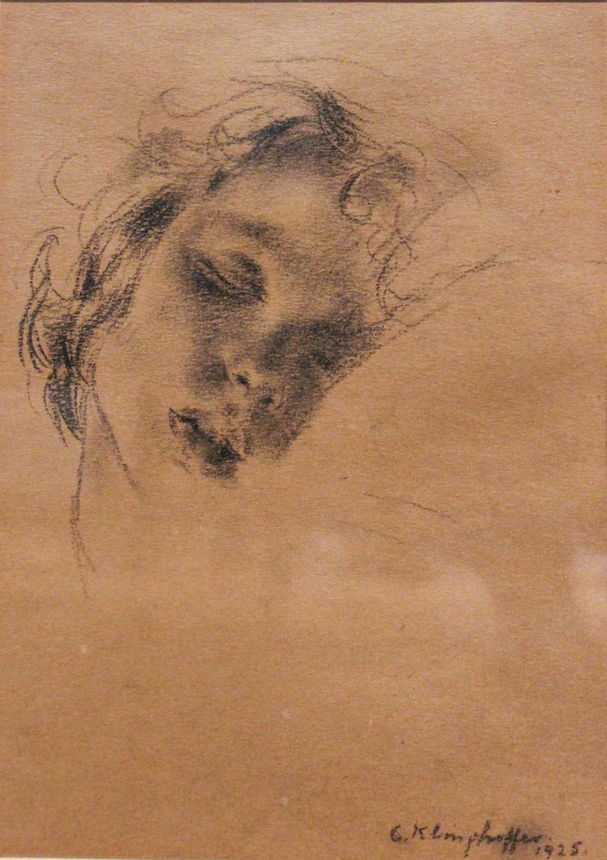 Hilda Asleep, 1925