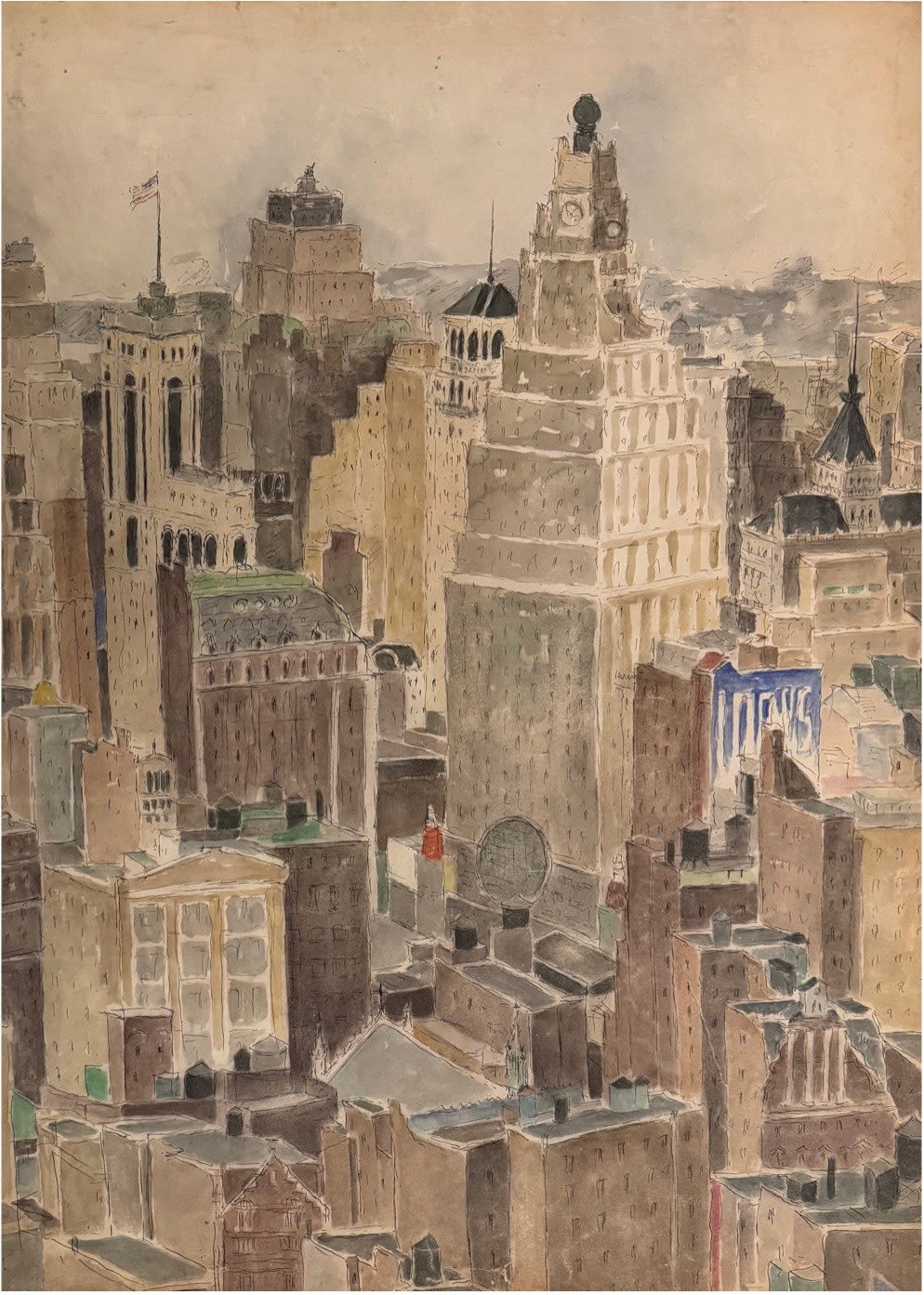Skyline New York, c. 1957