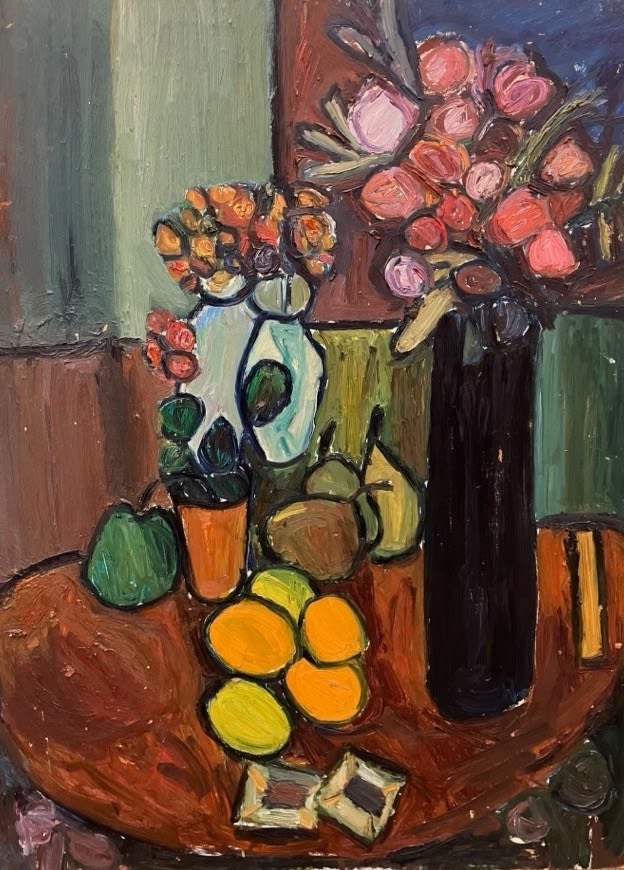 Still life with roses