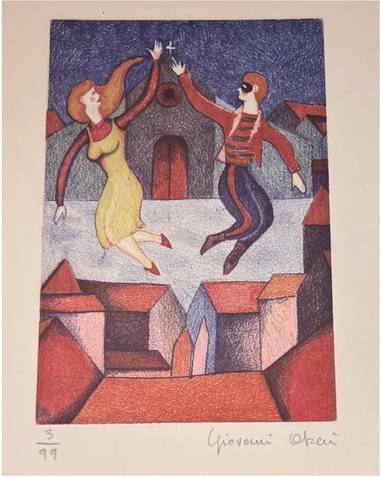 Man and Woman by Church
