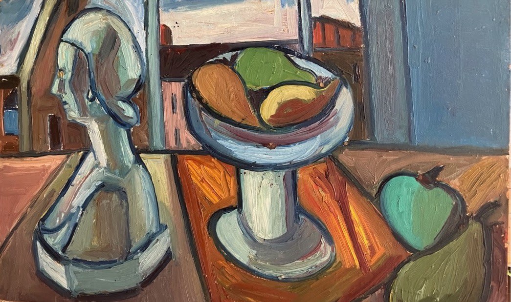 Still life with bust