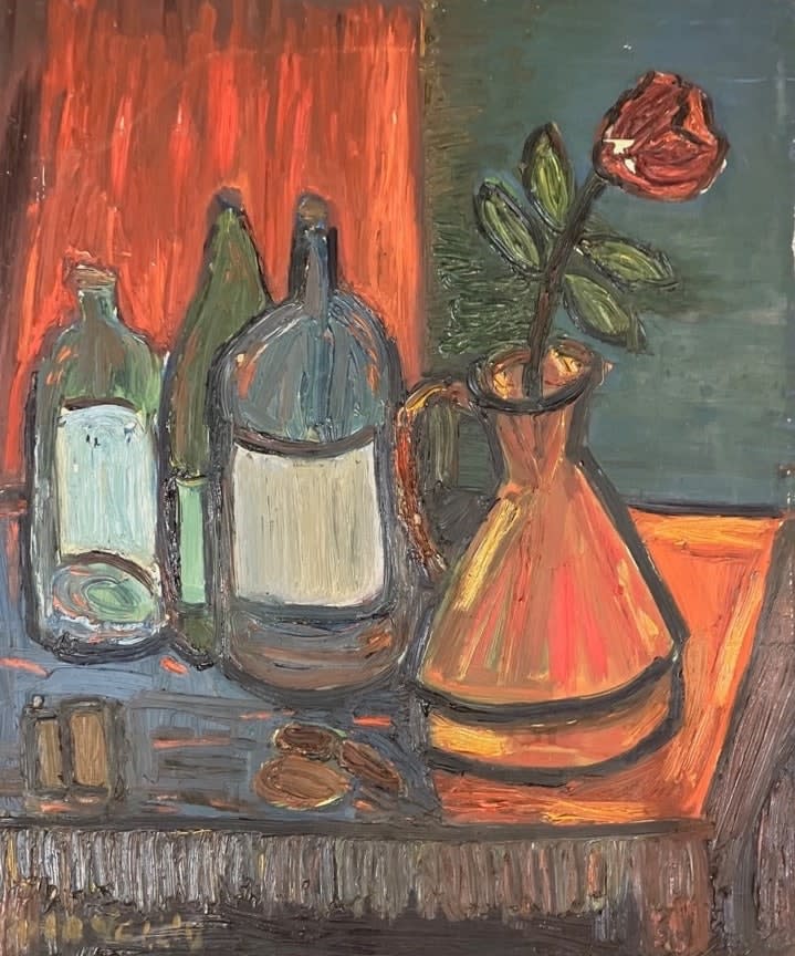 Still life with rose