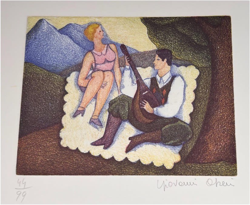 Man and Woman on a blanket