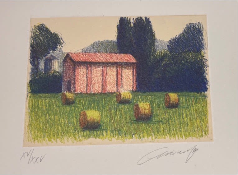 Hay bales