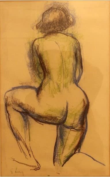 Nude Kneeling