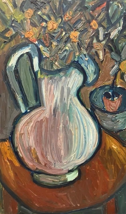 Jug with flowers