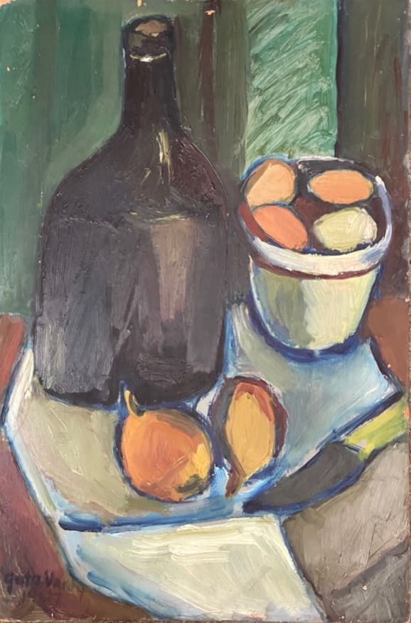 Still life with onions