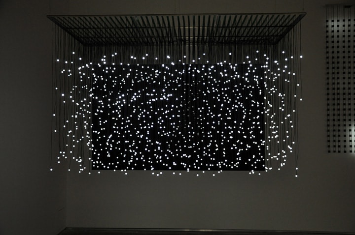Jim Campbell LED Light Installation Exploded View Collective