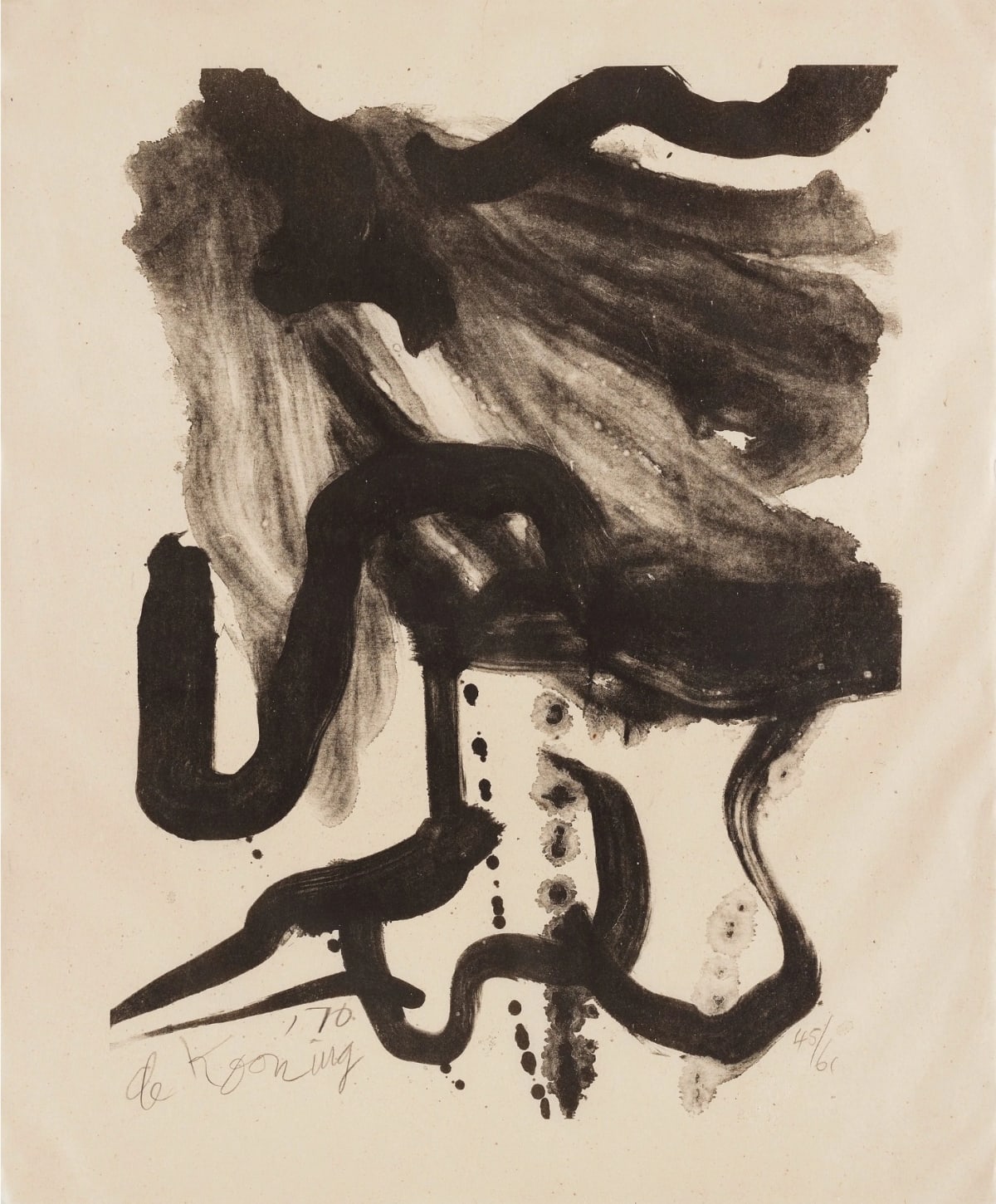 Woman with Corset and Long Hair, 1970