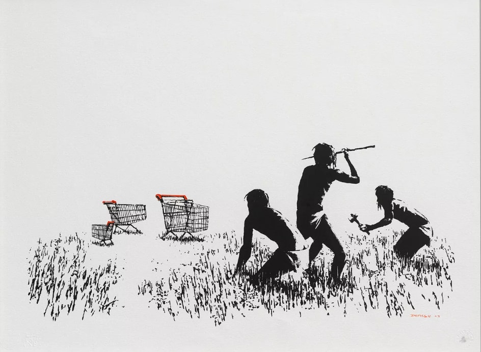 Trolleys (Black & White), 2007