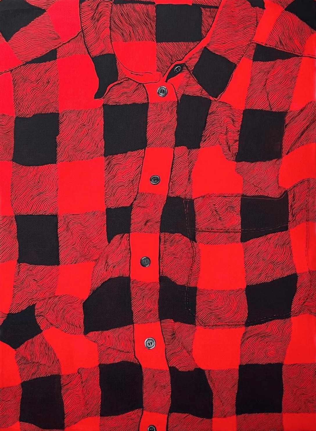 Red lumberjack shirt cheap