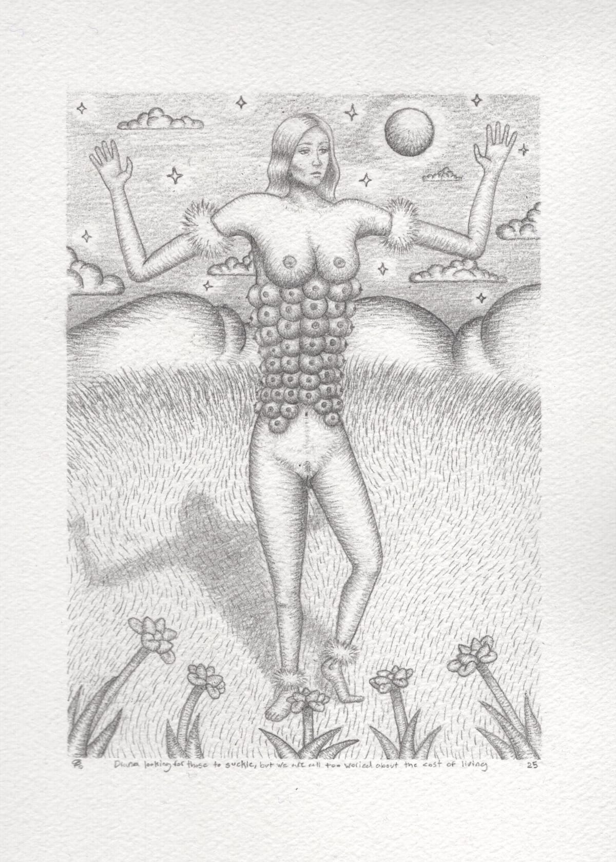 Diana Looking for Those to Suckle, but Everyone is too Worried About the Cost of Living, 2025