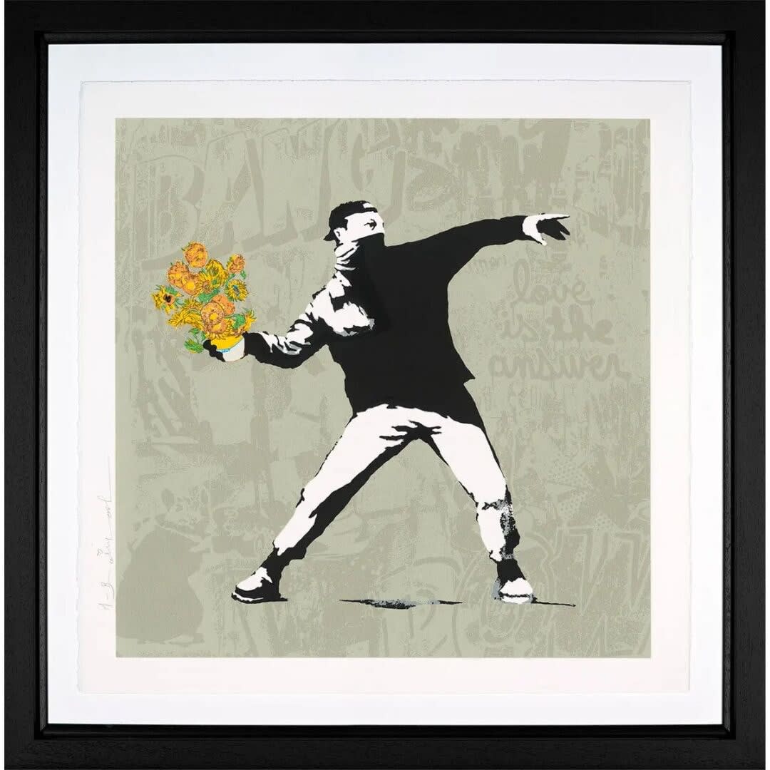 Banksy Flower Thrower, 2025
