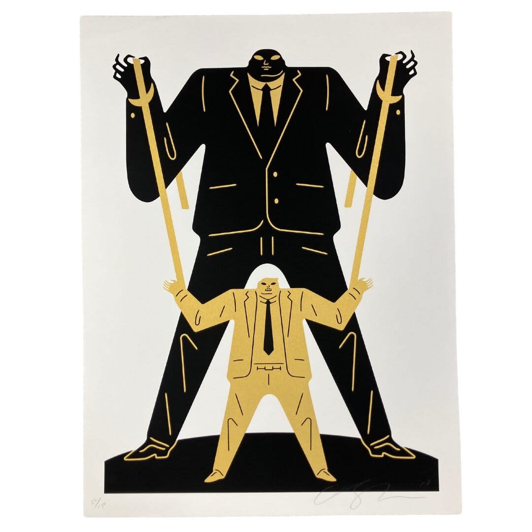 Little Big Man - Putin / Trump (Gold), 2018