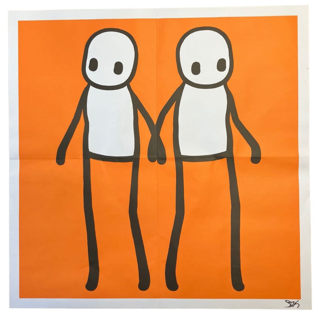 Holding Hands (Orange), 2020
