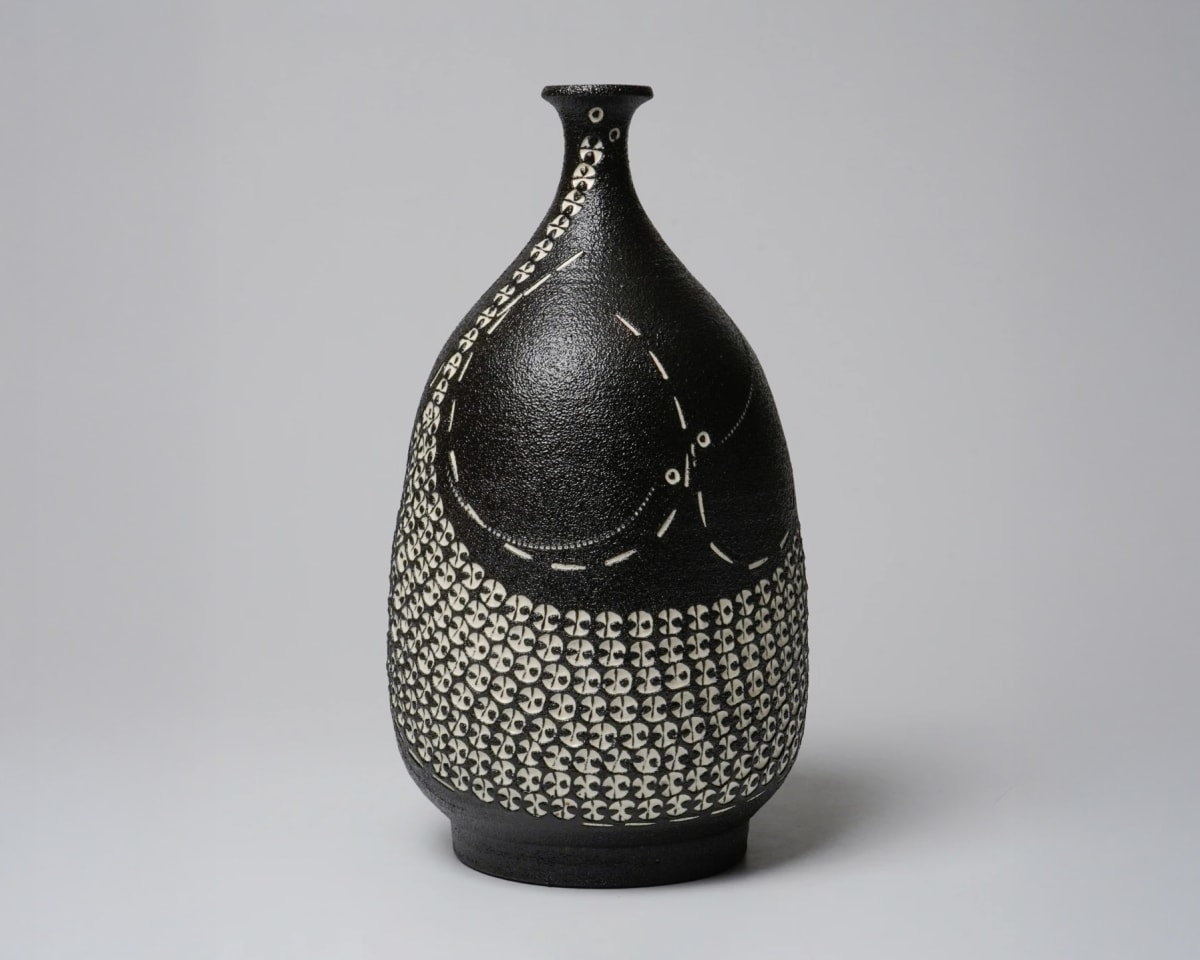 希少品】古美術 大花瓶 精描かれた山水画青花染付け