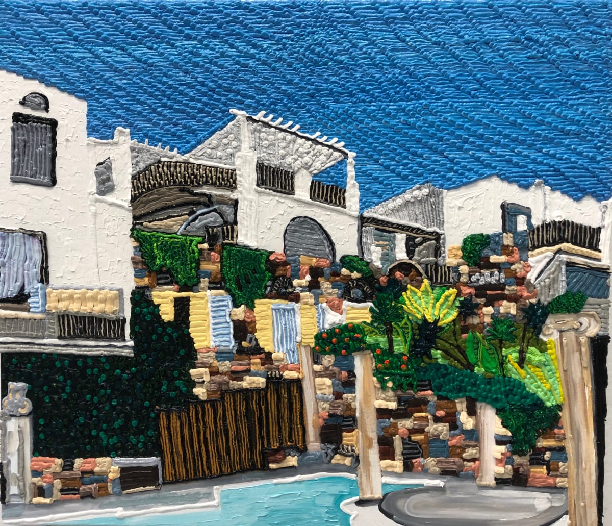 Works - Caroline Larsen | Cyclades | Dio Horia Gallery