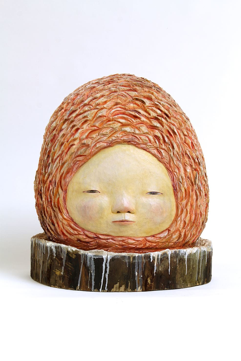 Sculptures Carved From a Single Block of Wood by Moe