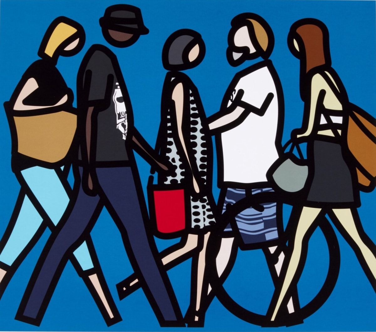 ジュリアンオピー◇ WALKING IN MELBOURNE 1 National Gallery of Victoria in Melbourne opens 'Julian Opie