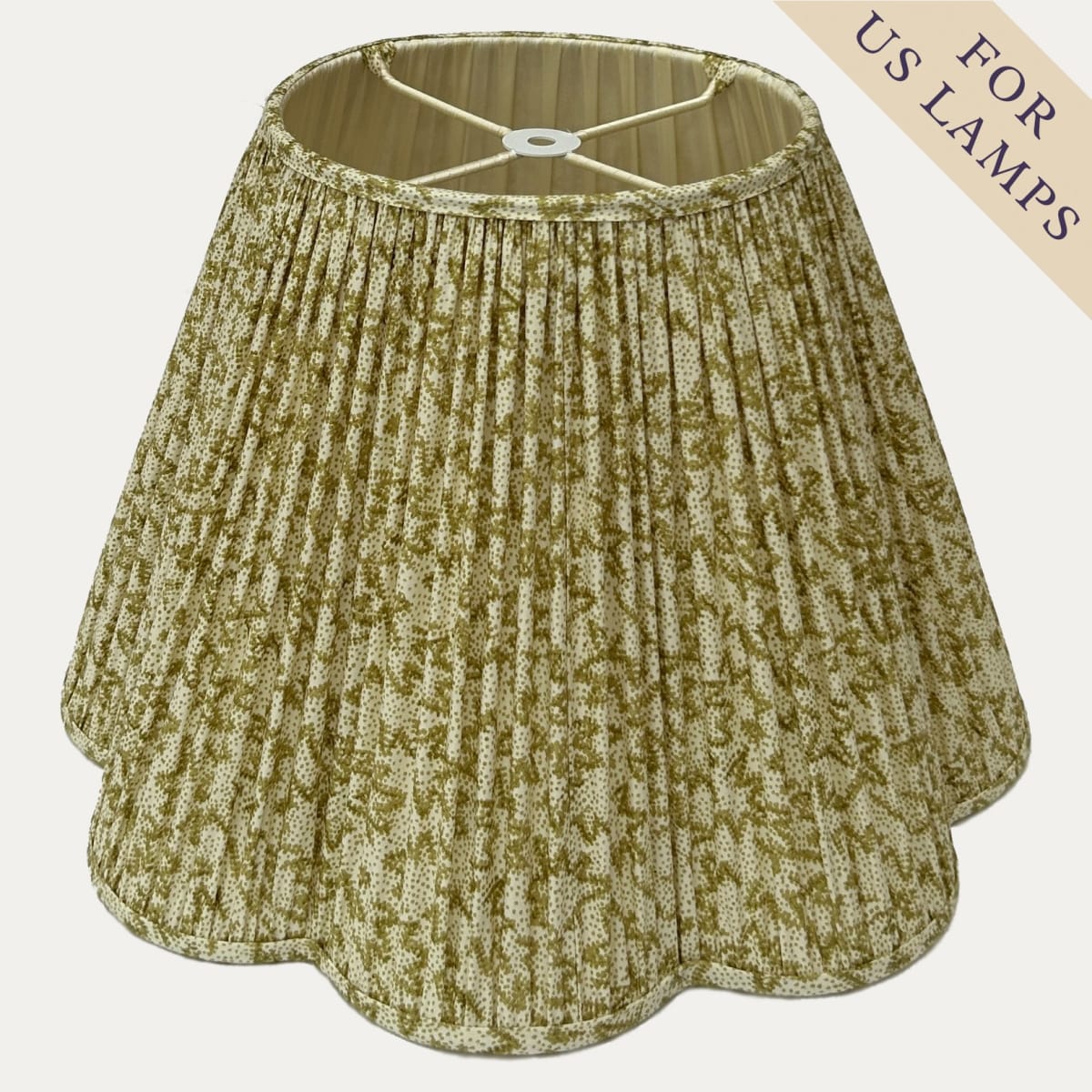 Vintage scalloped lamp shades new arrivals