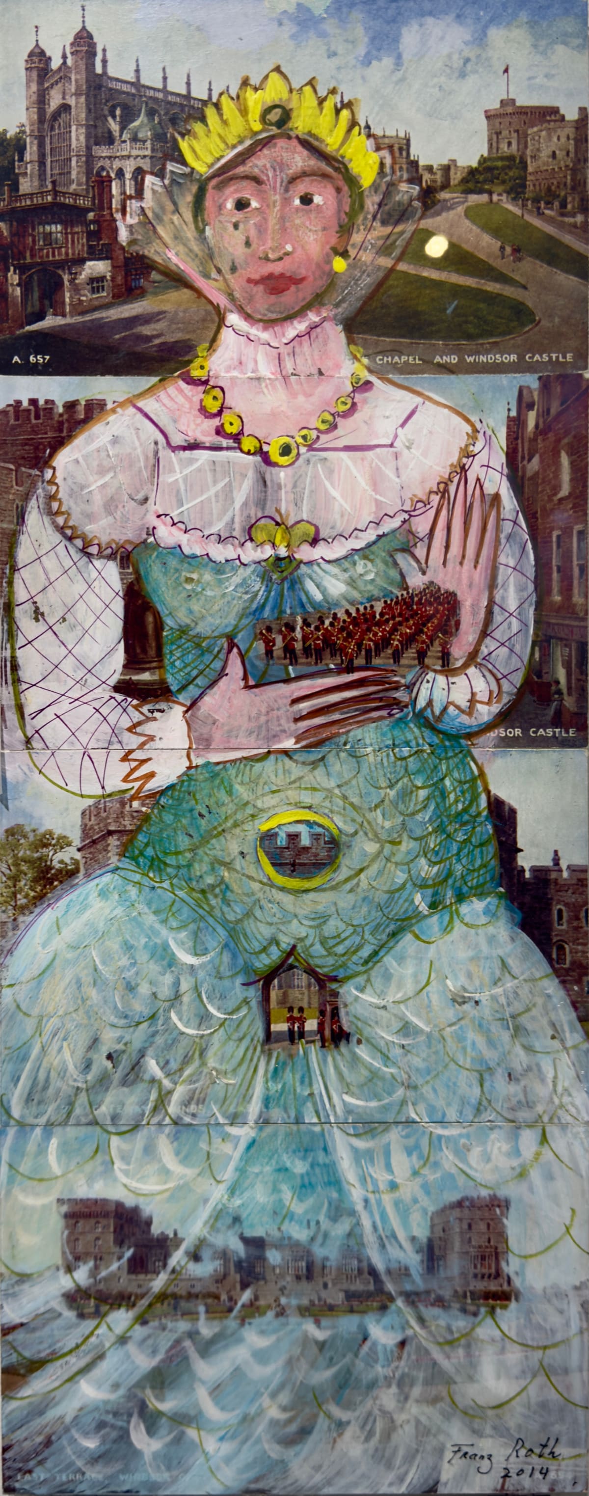 Femme à la robe verte