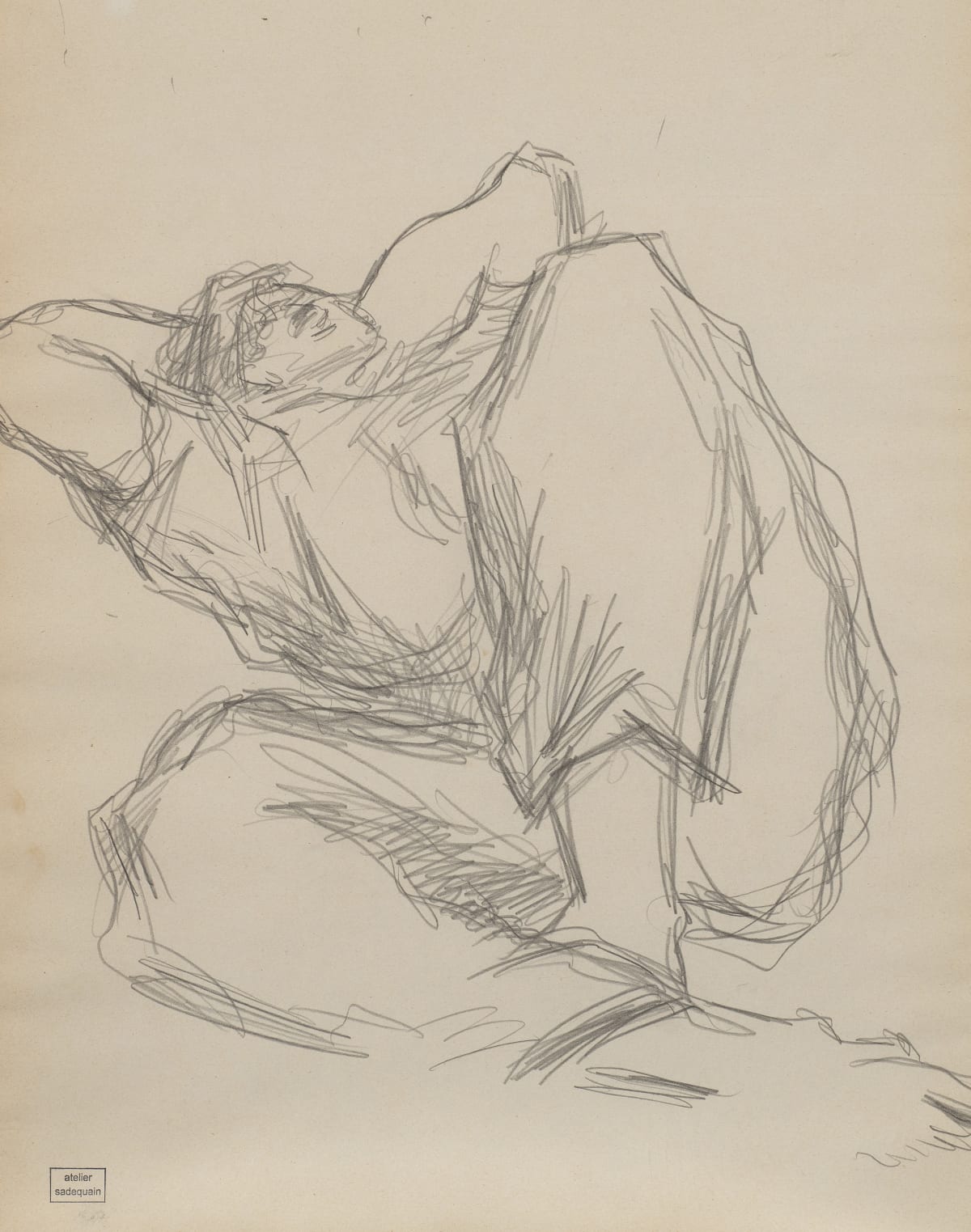 Works - Sadequain, The Stranger in Paris | Grosvenor Gallery