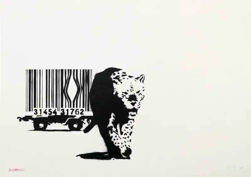 Banksy, Barcode (Unsigned), 2003 | Guy Hepner