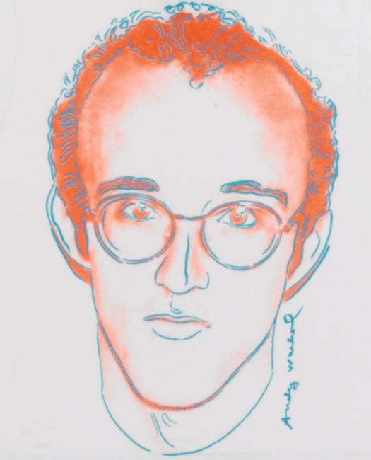 Andy Warhol, Keith Haring, 1986 | Guy Hepner