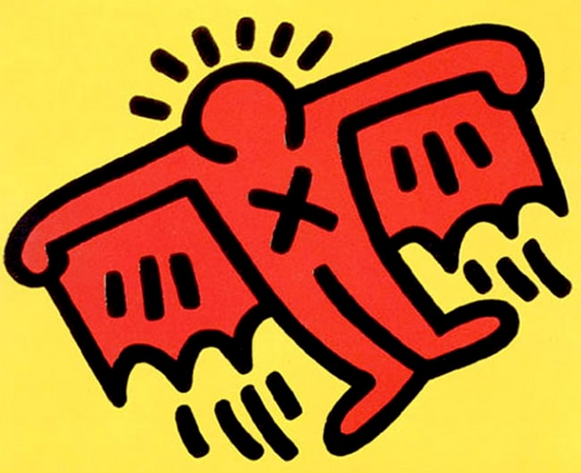 Keith Haring, X Man, from Icons (Littmann PP. 171), 1990