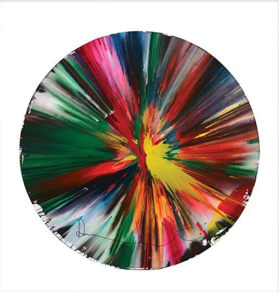 アート・デザイン・音楽 Damien Hirst 103: DAMIEN HIRST, Circle Spin Painting < 20|21 Art, 11 June