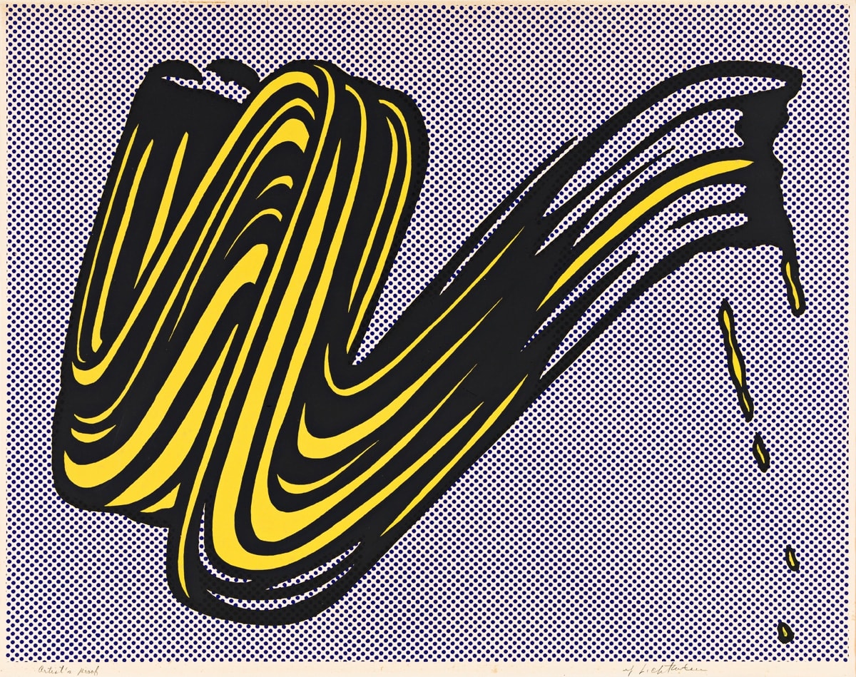 Roy Lichtenstein, Brushstroke (C. II 5) , 1965 | Guy Hepner