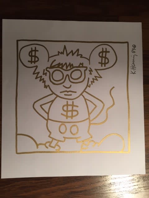 Keith Haring Andy Mouse 1986 | Guy Hepner Keith Haring Andy Mouse 1986 | Guy Hepner