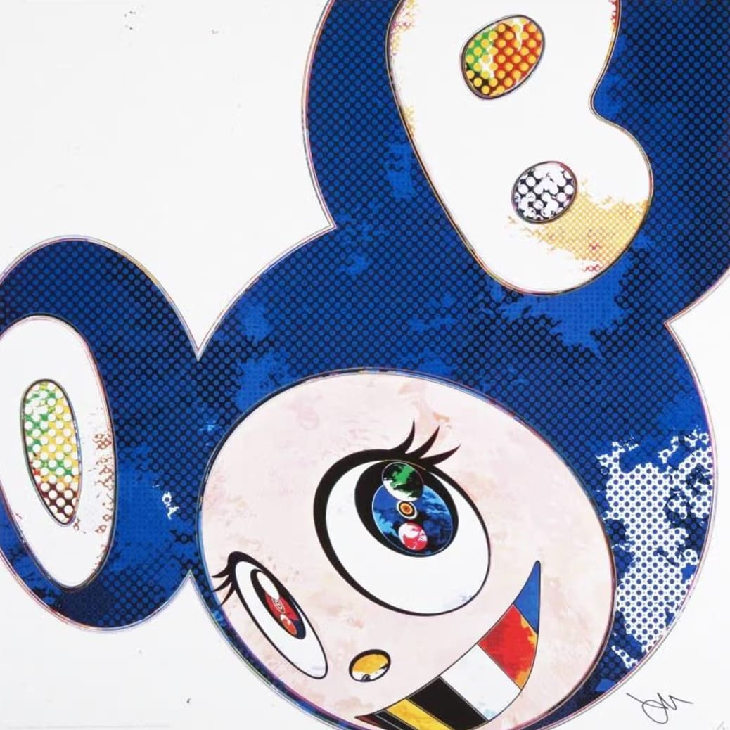Takashi Murakami, And Then The Superflat Method (blue), 2013