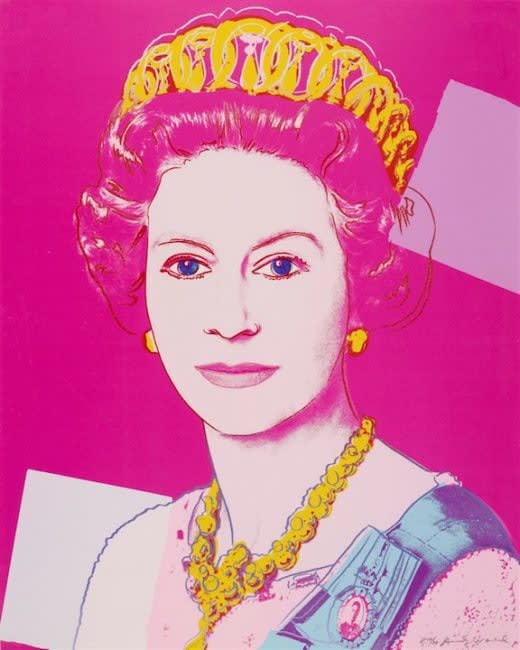 品質が Elizabeth Queen Queens Reigning Warhol Andy II Hepner Guy | 絵画