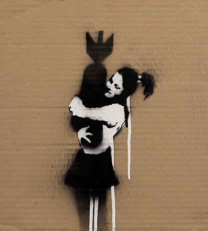 Banksy, Bomb Love, 2003 | Guy Hepner