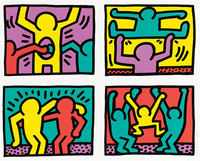 Keith Haring Pop Shop Quad | Guy Hepner