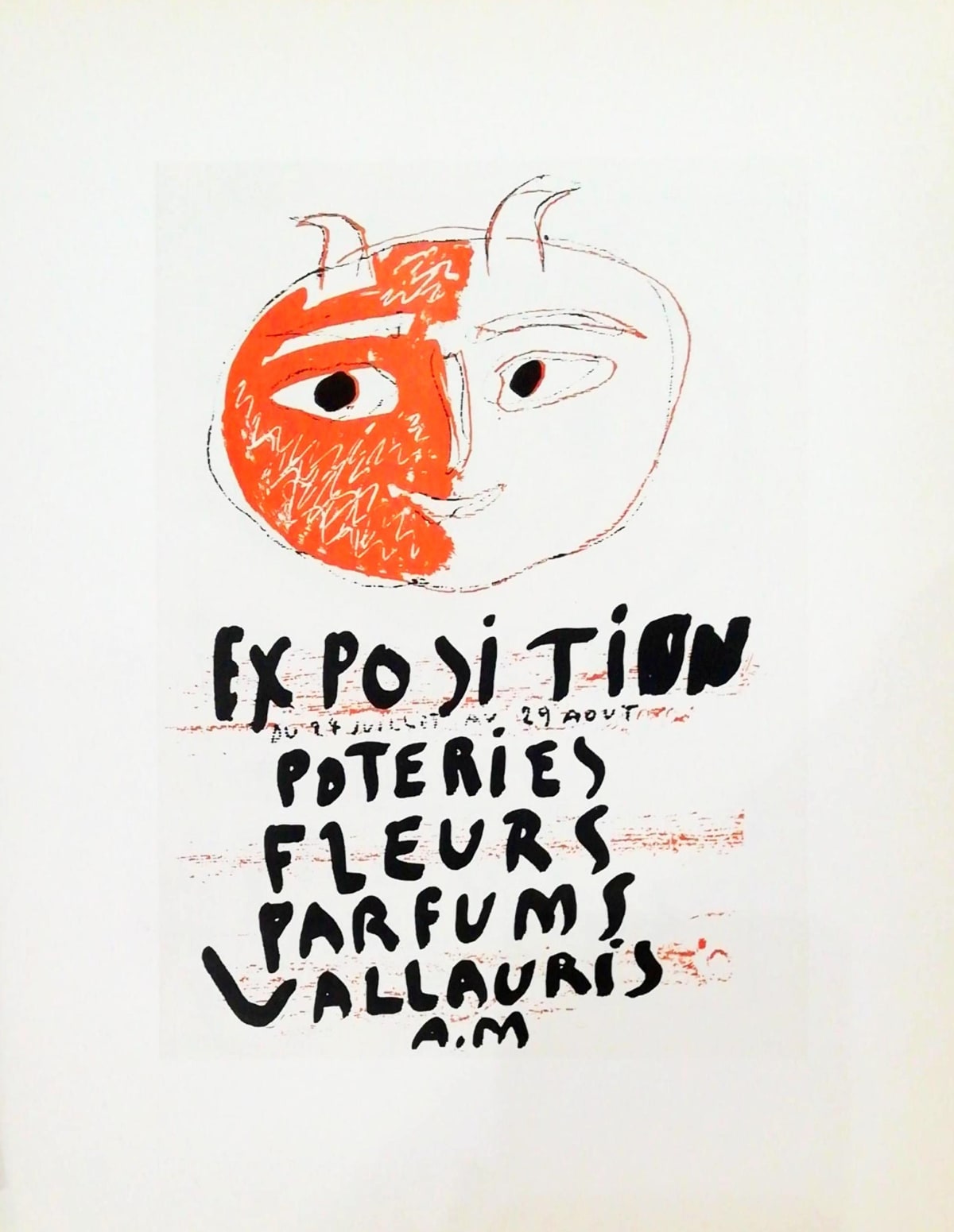 Antiquitaten Kunst Kunstdrucke Pablo Picasso Exposition Vallauris Poster 1957 Poteries Flours Vintage Poster mit kunstdrucken und künstlerische bilder haben wir unter unserer kategorie kunst zusammengestellt. antiquitaten kunst kunstdrucke pablo