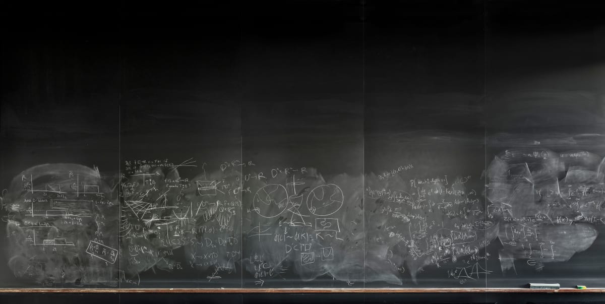 The timeless beauty of a mathematician's chalkboard