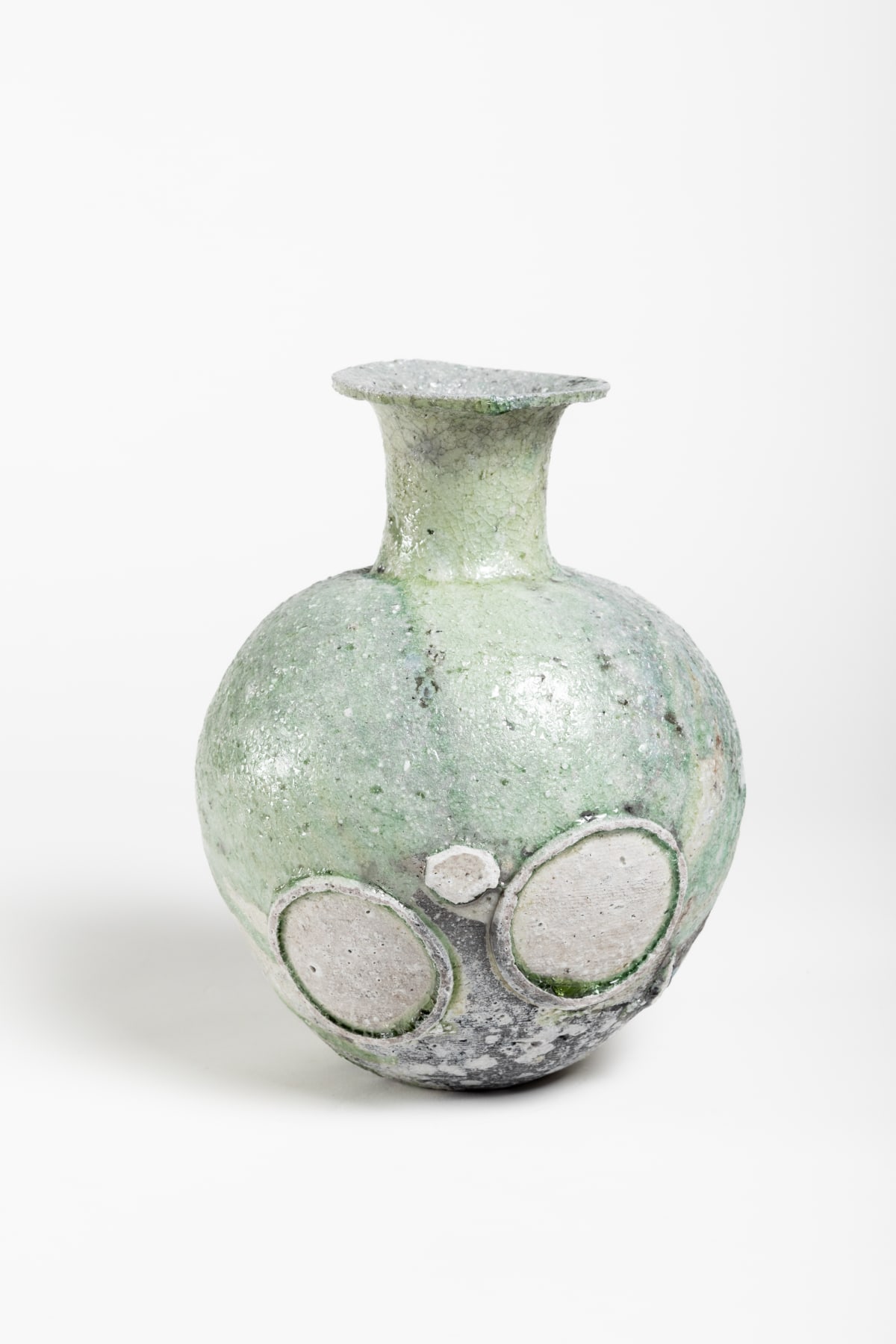 Natural Ash Vase - 自然釉長頸壺