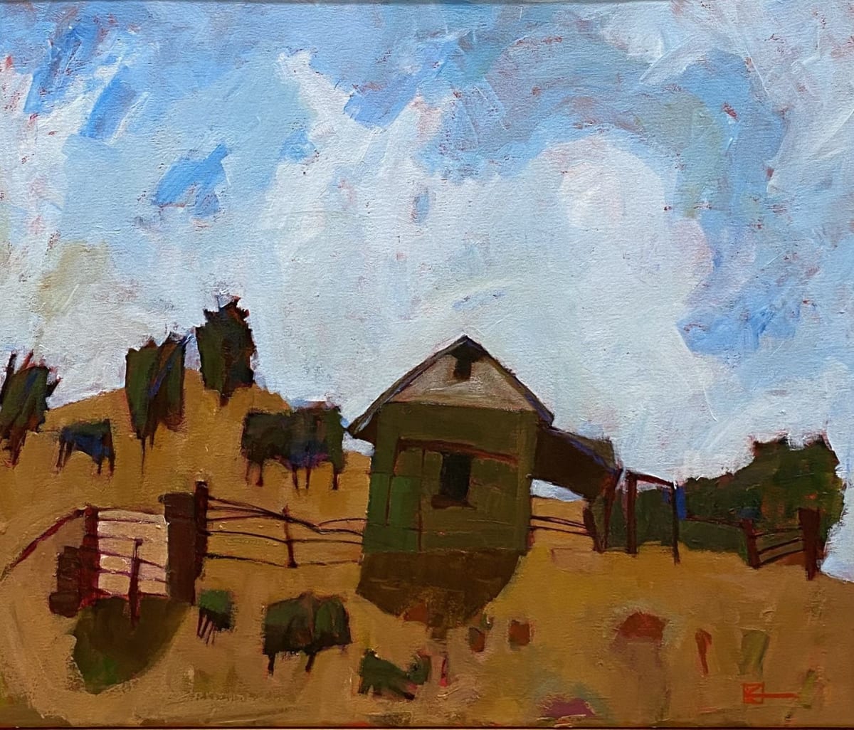 絵画 Jim Houser \"Force Flelds\" paint Jim Houser — FFDG