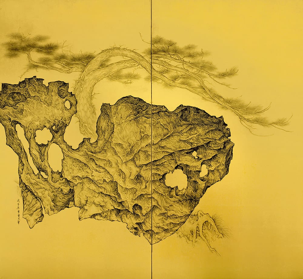 Work on Gilded Screens 金屏風| Li Huayi